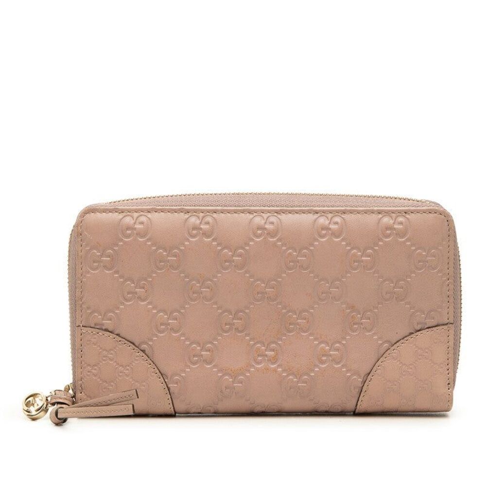 Gucci Guccissima Zip Around Long Wallet